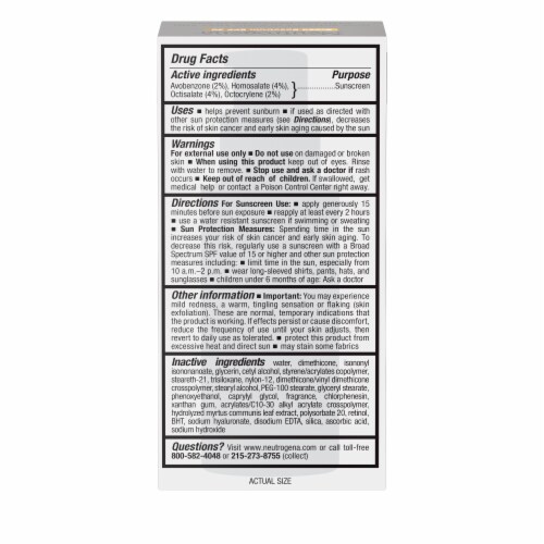 Neutrogena Rapid Wrinkle Repair Retinol Face Moisturizer with SPF 30 Sunscreen with Retinol Perspective: bottom