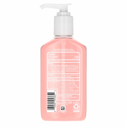 Neutrogena Oil-Free Acne Face Wash Pore Cleansing with Pink Grapefruit & Salicylic Acid Perspective: bottom