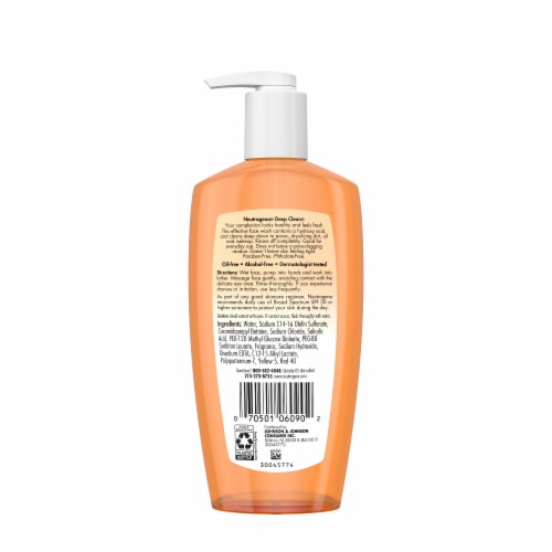Neutrogena Deep Clean Daily Face Wash with Beta Hydroxy Acid for Normal to Oily Skin Perspective: bottom