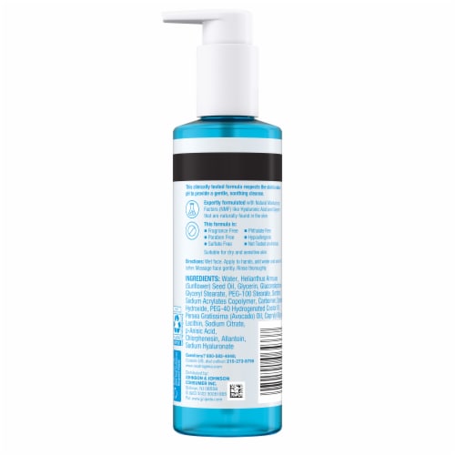 Neutrogena Hydro Boost Soothing Milk Face Wash with Hyaluronic Acid Fragrance-Free Perspective: bottom