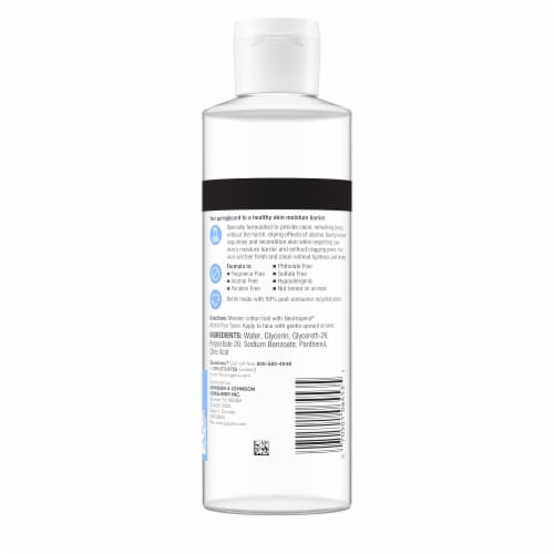 Neutrogena Alcohol-Free Gentle Daily Facial Toner Fragrance-Free Removes Impurities Perspective: bottom