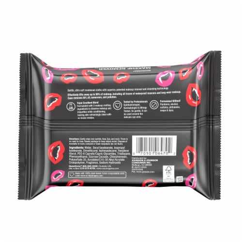 Neutrogena Makeup Remover Wipes Plant-Based Towelettes, Gently Removes Oil & Makeup Perspective: bottom