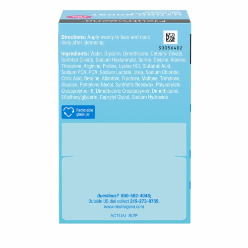 Neutrogena Hydro Boost Fragrance Free Face Moisturizer with Hyaluronic Acid for Dry Skin Perspective: bottom