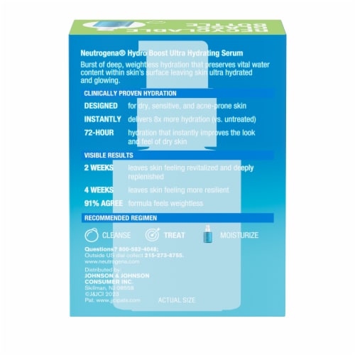 Neutrogena Hydro Boost Ultra Hydrating Hyaluronic Acid Serum Perspective: bottom