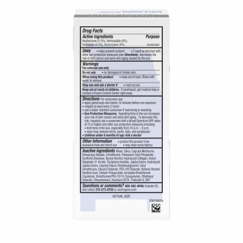 Neutrogena Collagen Bank Broad Spectrum SPF 30 Moisturizer Perspective: bottom