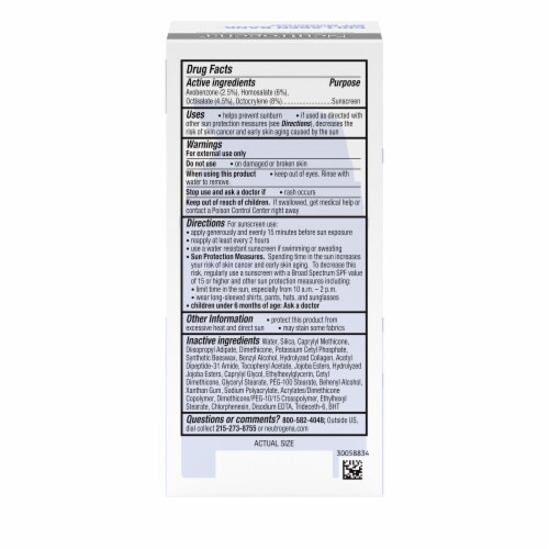 Neutrogena Collagen Bank Broad Spectrum SPF 30 Moisturizer Perspective: bottom
