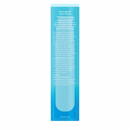 Neutrogena Hydro Boost Hydrating Facial Serum with Hyaluronic Acid for Glowing Complexion Perspective: bottom