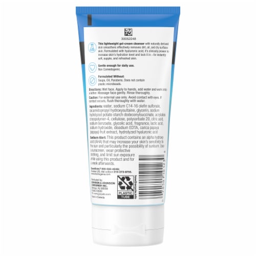 Neutrogena Hydro Boost Exfoliating Cleanser Perspective: bottom
