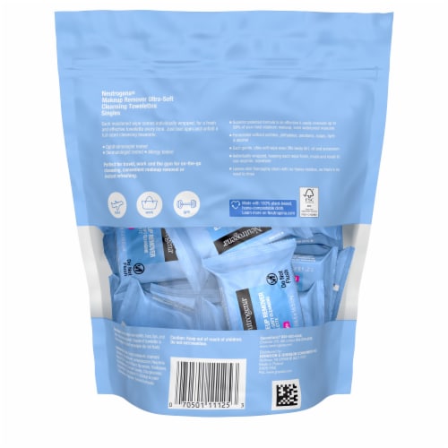 Neutrogena Makeup Remover Cleansing Towelette Singles Perspective: bottom