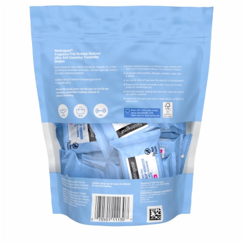 Neutrogena Fragrance Free Makeup Remover Cleansing Towelettes Perspective: bottom