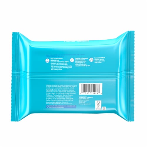 Neutrogena Hydro Boost Facial Cleansing Wipes Perspective: bottom