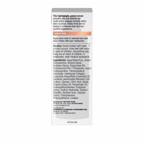 Neutrogena Rapid Firming Collagen Triple Lift Face Serum with Collagen to visibly Firm & Smooth Skin Perspective: bottom