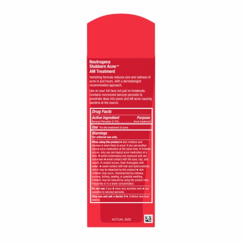 Neutrogena Stubborn Acne Am Treatment Perspective: bottom
