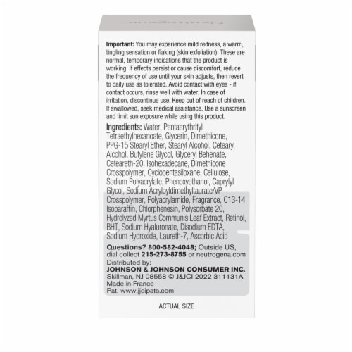 Neutrogena Rapid Wrinkle Repair Retinol Regenerating Cream Perspective: bottom