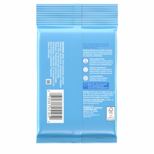 Neutrogena Makeup Remover Cleansing Towelettes Perspective: bottom
