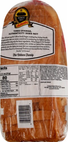 Cellone's® Homestyle Italian Sliced Bread Perspective: bottom