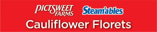 Pictsweet Farms® Steam'ables® Frozen Cauliflower Florets Perspective: bottom