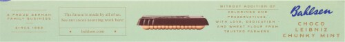 Bahlsen Choco Leibniz Chunky Mint Biscuit Perspective: bottom