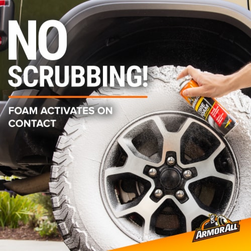 Armor All Tire Foam, Car Cleaning Foam, Wheel and Tire Cleaner Perspective: bottom
