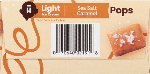 Halo Top® Sea Salt Caramel Bars Perspective: bottom