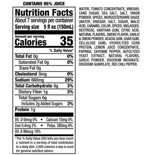 Mr & Mrs T® Original Bloody Mary Mix Perspective: bottom
