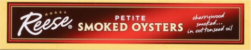 Reese® Petite Smoked Oysters Perspective: bottom
