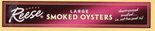 Reese® Colossal Smoked Oysters Perspective: bottom