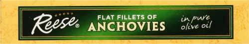 Reese® Flat Fillets of Anchovies in Puer Olive Oil Perspective: bottom