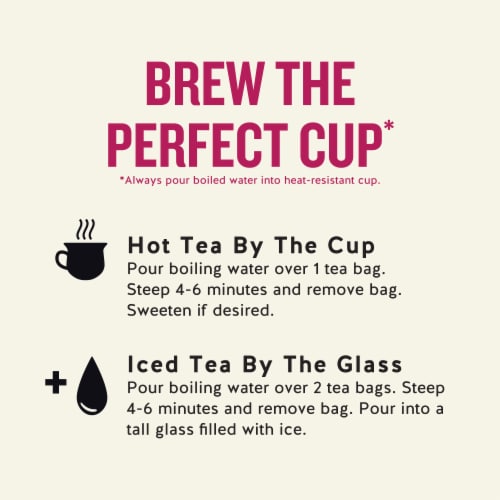 Celestial Seasonings® Peppermint Herbal Tea Bags Perspective: bottom
