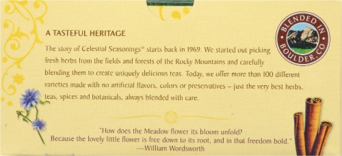 Celestial Seasonings Roastaroma Tea Bags 20 Count Perspective: bottom