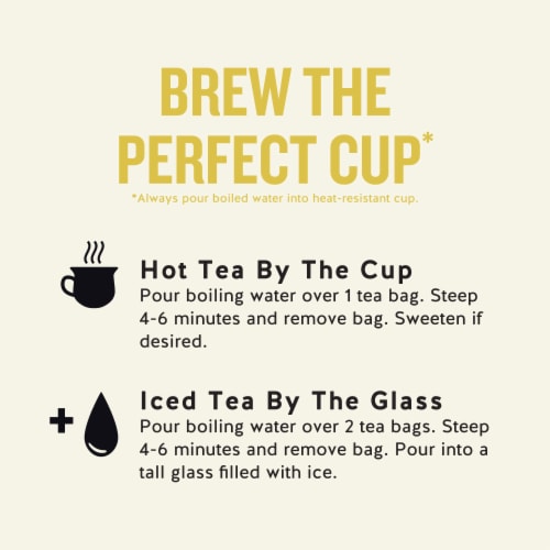 Celestial Seasonings Lemon Zinger Herbal Tea Bags Perspective: bottom