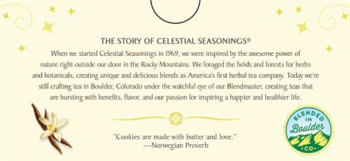 Celestial Seasonings® Sugar Cookie Sleigh Ride Holiday Tea Bags Perspective: bottom