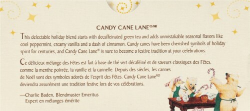 Celestial Seasonings® Candy Cane Lane® Decaf Green Holiday Tea Bags Perspective: bottom