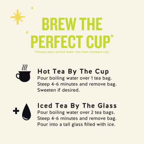 Celestial Seasonings Caffeinated Energy Green Tea Perspective: bottom