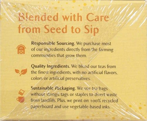 Celestial Seasonings® English Breakfast Black Tea Bags Perspective: bottom