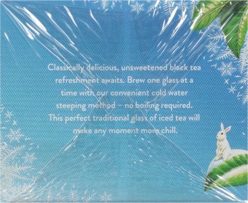 Celestial Seasonings® Cold Brew Unsweetened Black Tea Perspective: bottom