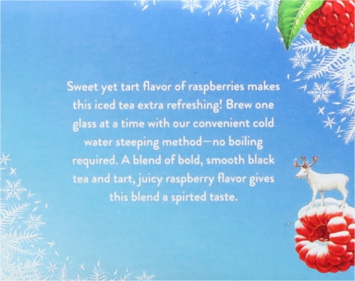 Celestial Seasoning® Raspberry Black Tea Cold Brew Perspective: bottom