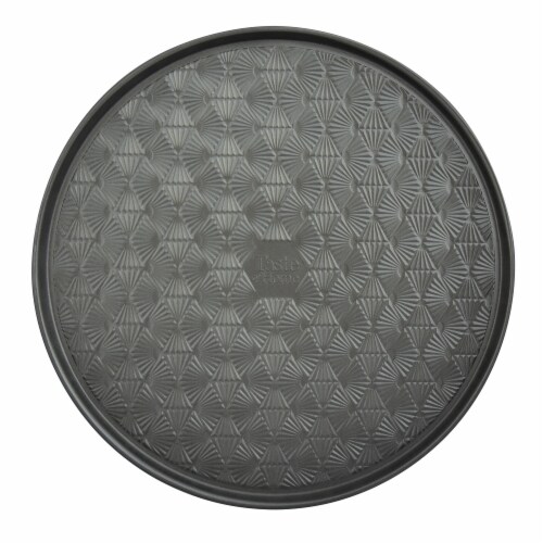 Taste of Home 14 inch Nonstick Metal Pizza Pan Perspective: bottom