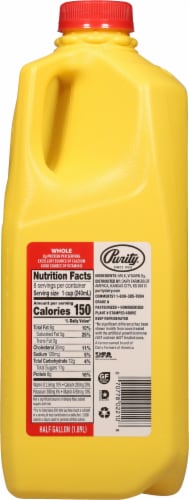 Purity Vitamin D Whole Milk Perspective: bottom