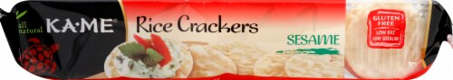 Ka-Me® Sesame Rice Crackers Perspective: bottom