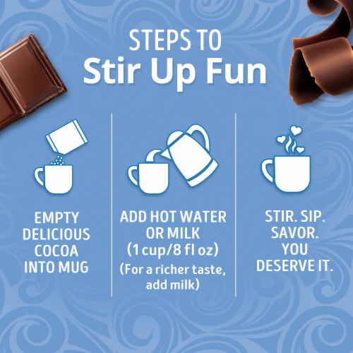 Swiss Miss Rich Chocolate Flavored Hot Cocoa Mix Perspective: bottom