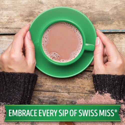 Swiss Miss No Sugar Added Milk Chocolate Flavored Hot Cocoa Mix Perspective: bottom