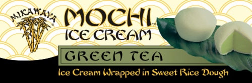 Mikawaya Green Tea Mochi Ice Cream Bites Perspective: bottom
