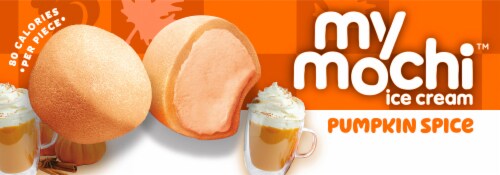 My Mochi™ Pumpkin Spice Ice Cream Pieces Perspective: bottom