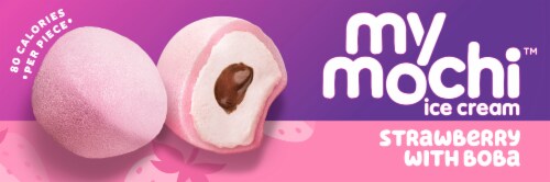 My Mochi™ Strawberry With Boba Ice Cream Perspective: bottom