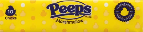 Peeps® Marshmallow Yellow Chicks Easter Candy Pack Perspective: bottom