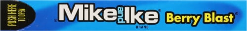 Mike and Ike® Berry Blast® Chewy Berry Flavored Candy Theater Box Perspective: bottom