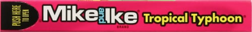 Mike And Ike® Tropical Typhoon® Fruity Assorted Chewy Candy Box Perspective: bottom