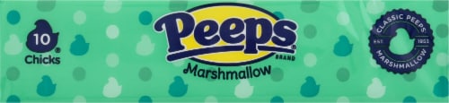 Peeps® Green Marshmallow Chicks Easter Candy Perspective: bottom
