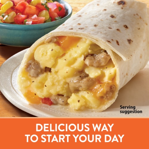 El Monterey® Signature Egg Sausage and Cheese Burritos Frozen Perspective: bottom